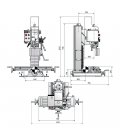 Masina de gaurit si frezat Optimum BF 30 Vario - MK 3